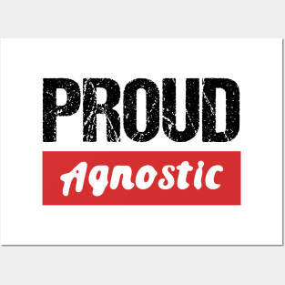 Proud Agnostic Pride Posters and Art